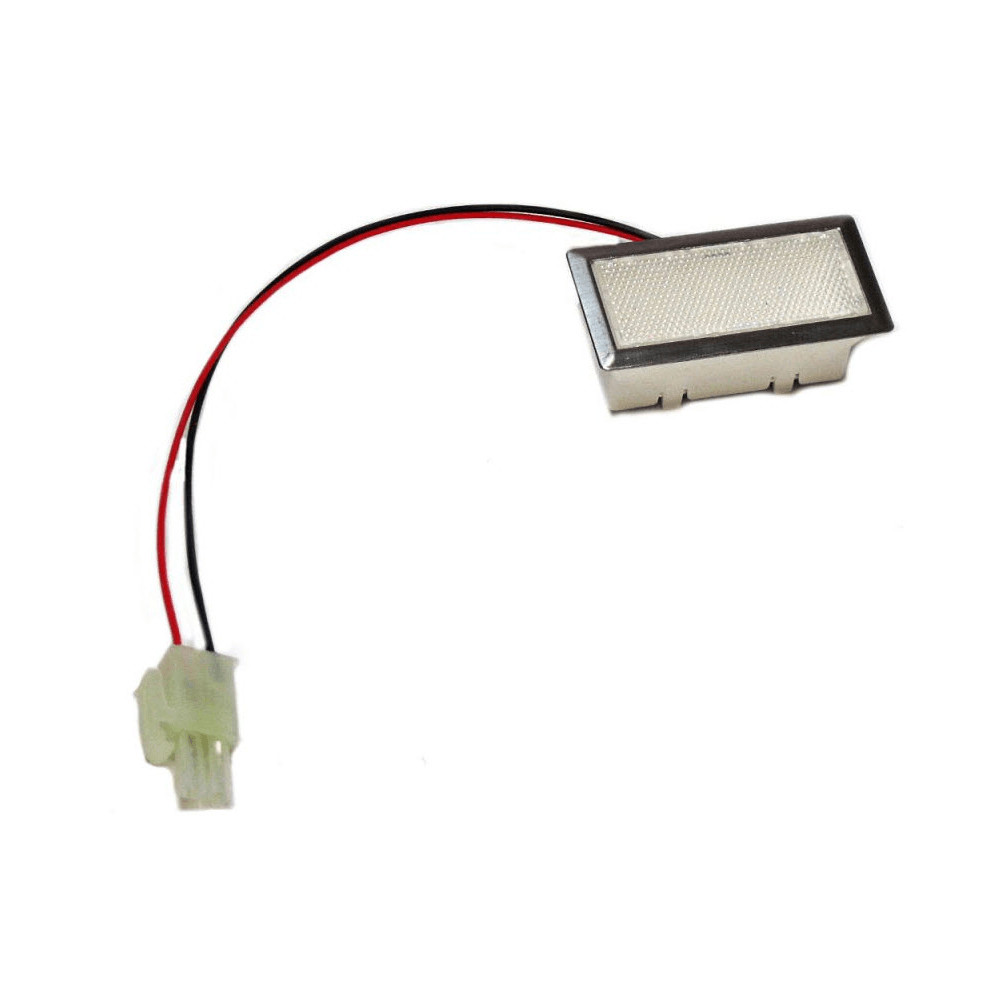 Spot LED rectangulaire pour hotte Falmec 105040243 éclairage de cuisine 3000K inox