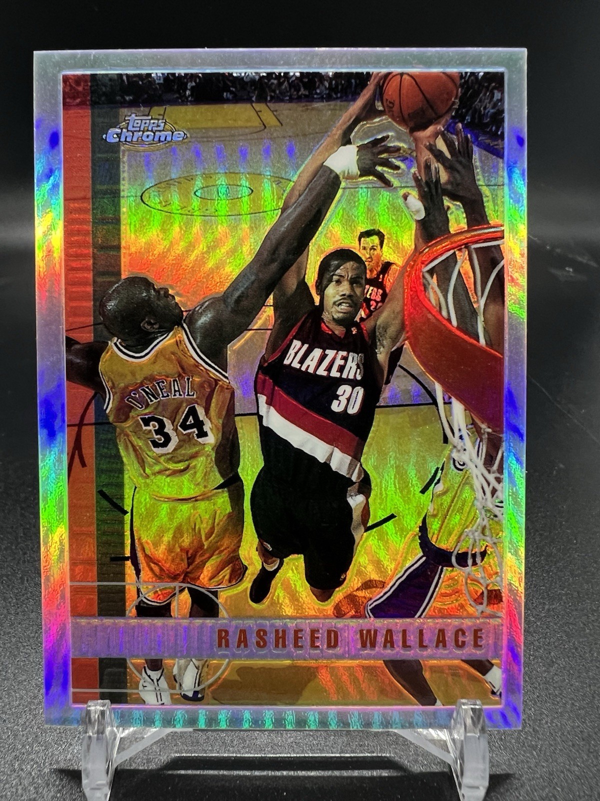 1997-98 Topps Chrome - Rasheed Wallace #120 Refractor