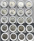Silver Half Dollar 1966-1969 Kennedy Roll Lot of 20 Coins 40% Silver Under Melt