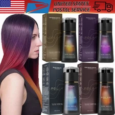 200ml Polar Hair Instant Dye Shampoo, Hair Color Shampoo for Hair Natural Color