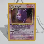 Gengar 5/62 Fossil 1st Edition Holo Rare Pokémon TCG Card Wizards 1999 English
