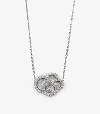 Chopard Diamond 18ct White Gold and Mother of Pearl Happy Dreams Necklace