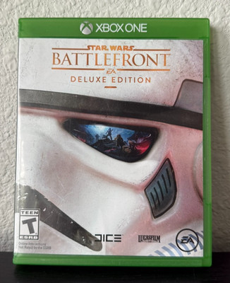 Star Wars Battlefront Deluxe Edition Xbox One CIB Disc Case Inserts Tested
