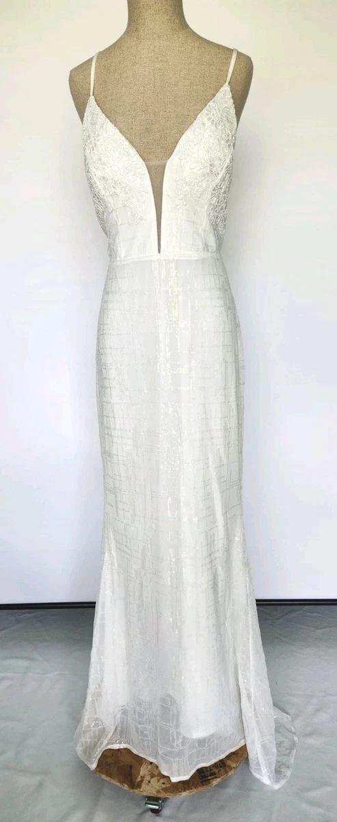 Stretch, Bodycon Regular Size Wedding Dresses for sale | eBay Stretch, Bodycon Regular Size Wedding Dresses for sale | eBay