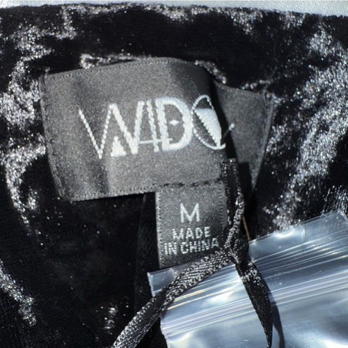 Dolls Kill NWT Widow Crushed Velvet Mini Dress with White Lace Collar Medium - Picture 4 of 8
