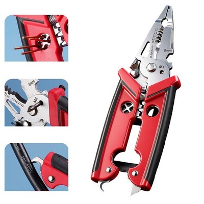 18 In 1 Multifunctional Wire Stripper Electrician Tool Decrustation Plier Repair