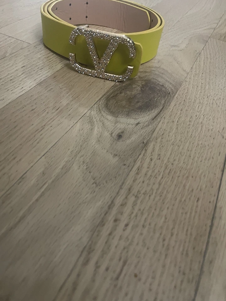 Valentino Garavani Woman’s Style Yellow Belt - Image 2 of 2