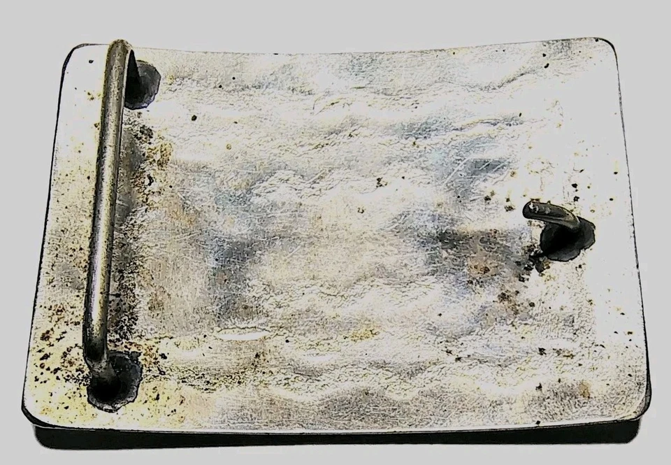 Hebilla de cinturón de plata vintage de los nativos americanos del suroeste, Foto 2 de 2