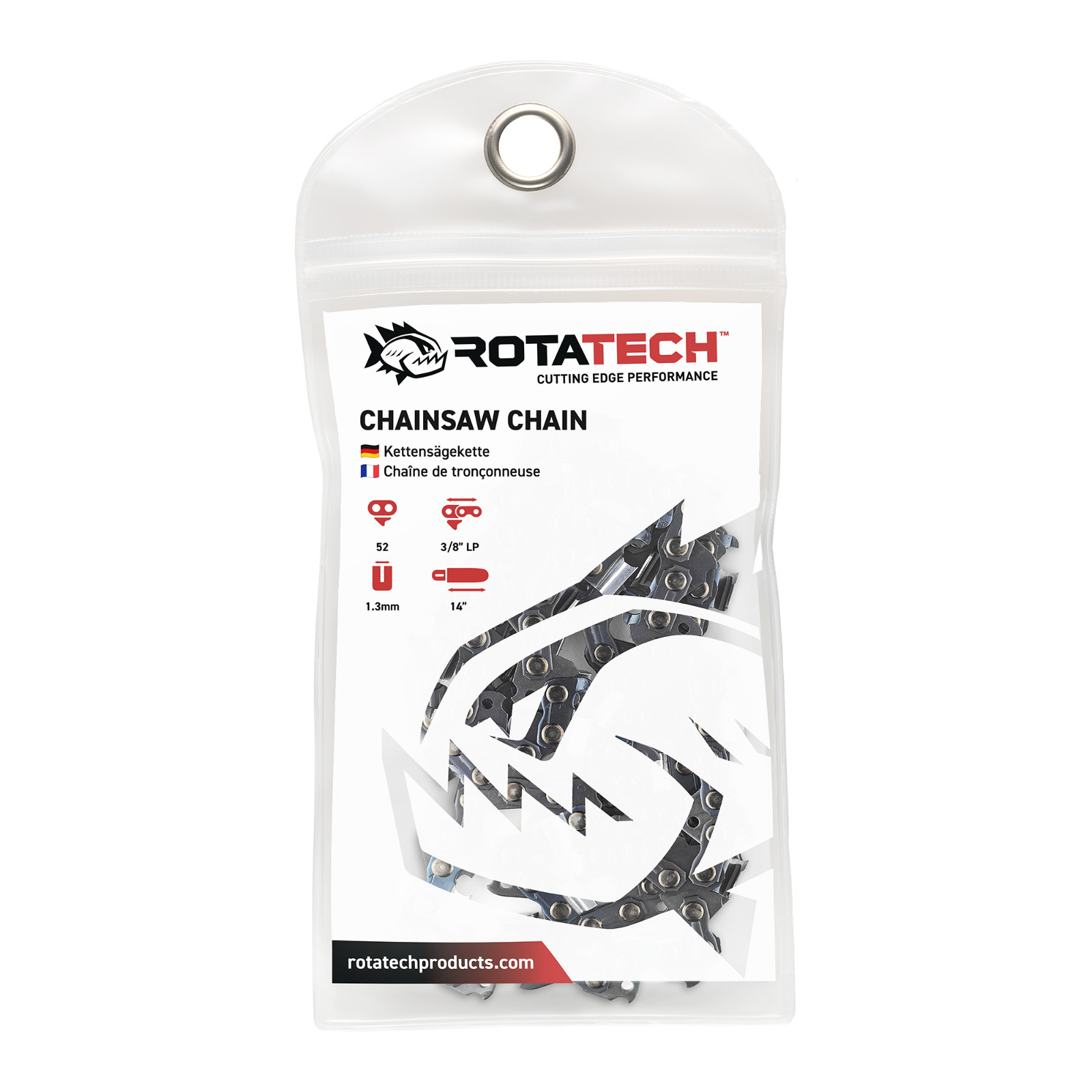 16"" Rotatech Chainsaw Saw Chains Fits TITAN TTL758CHN TTL632CHN