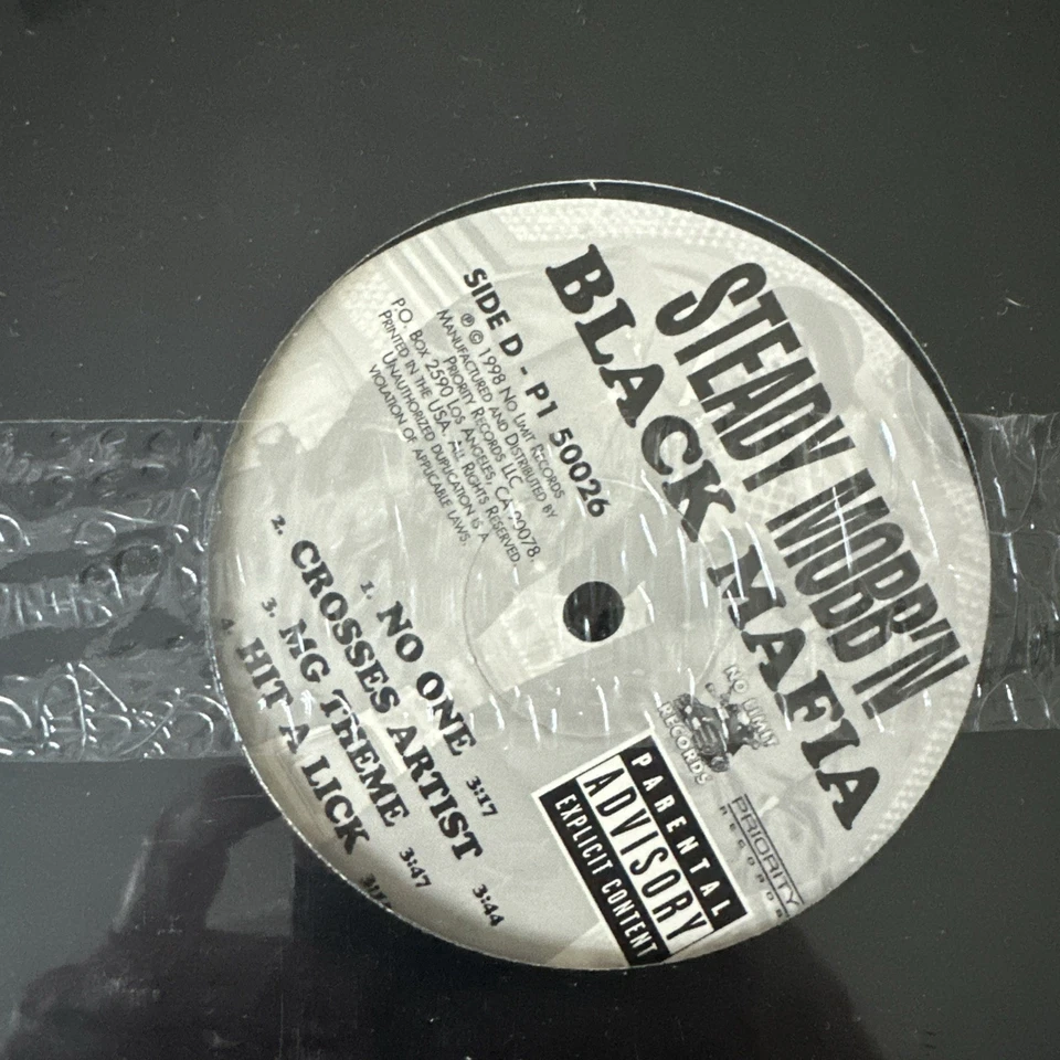 Steady Mobb'n – Black Mafia vinyl 2 LP US 1998 NO Limit records Master p RARE Foto 4 de 4