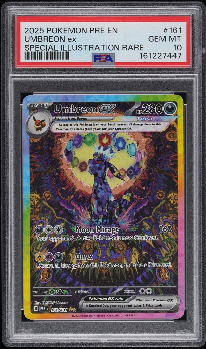 Las mejores ofertas en Umbreon ex 161/131 Prismatic Evolutions | eBay