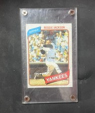Reggie Jackson Yankees Baseball Card – Vintage Topps – Hall of Fame – #44