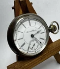 1895 Illinois Private Label Sommer & Pierik Pocket Watch 18s 15j Silver Nice!