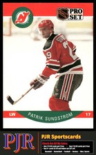 Patrik Sundstrom 1990-91 Pro Set #176a New Jersey Devils