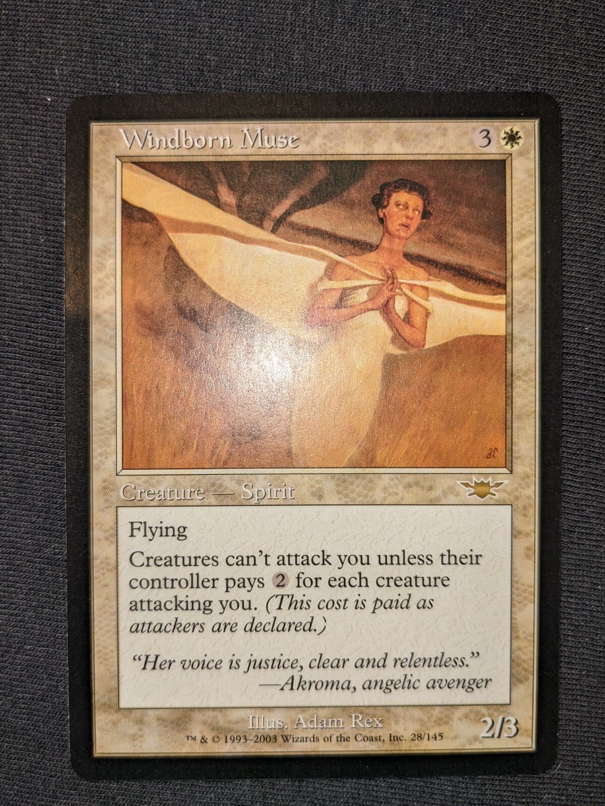 Windborn Muse  - Legions MTG - NM Unplayed, Pack Fresh