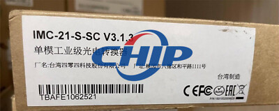 MOXA   IMC-21-S-SC  PHOTOELCTRIC CONVERTER . NEW IN BOX .DHL/UPS