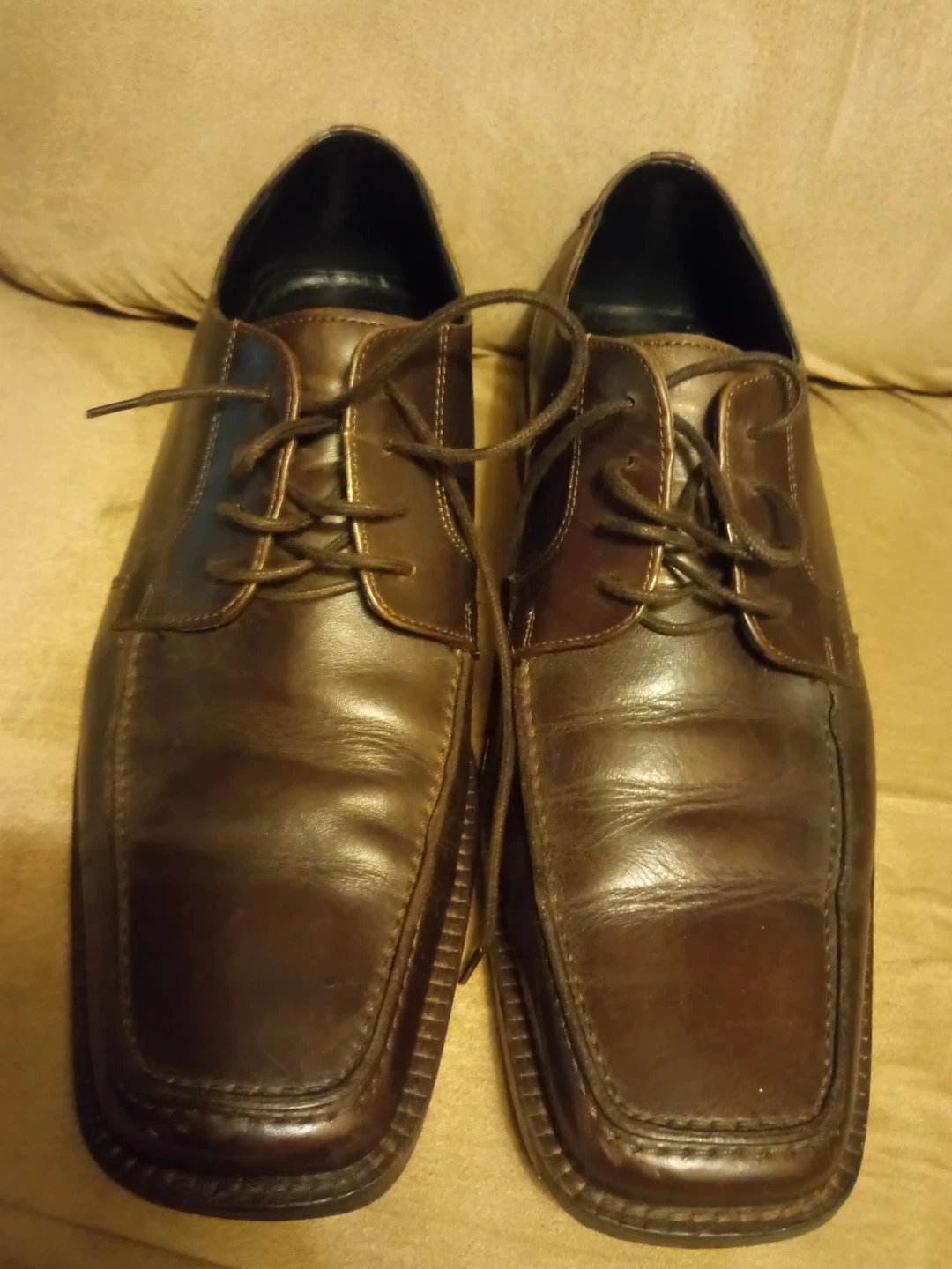 abito uomo taglia 10 o 10 5 Ecco taglia 44 casual Oxford marrone