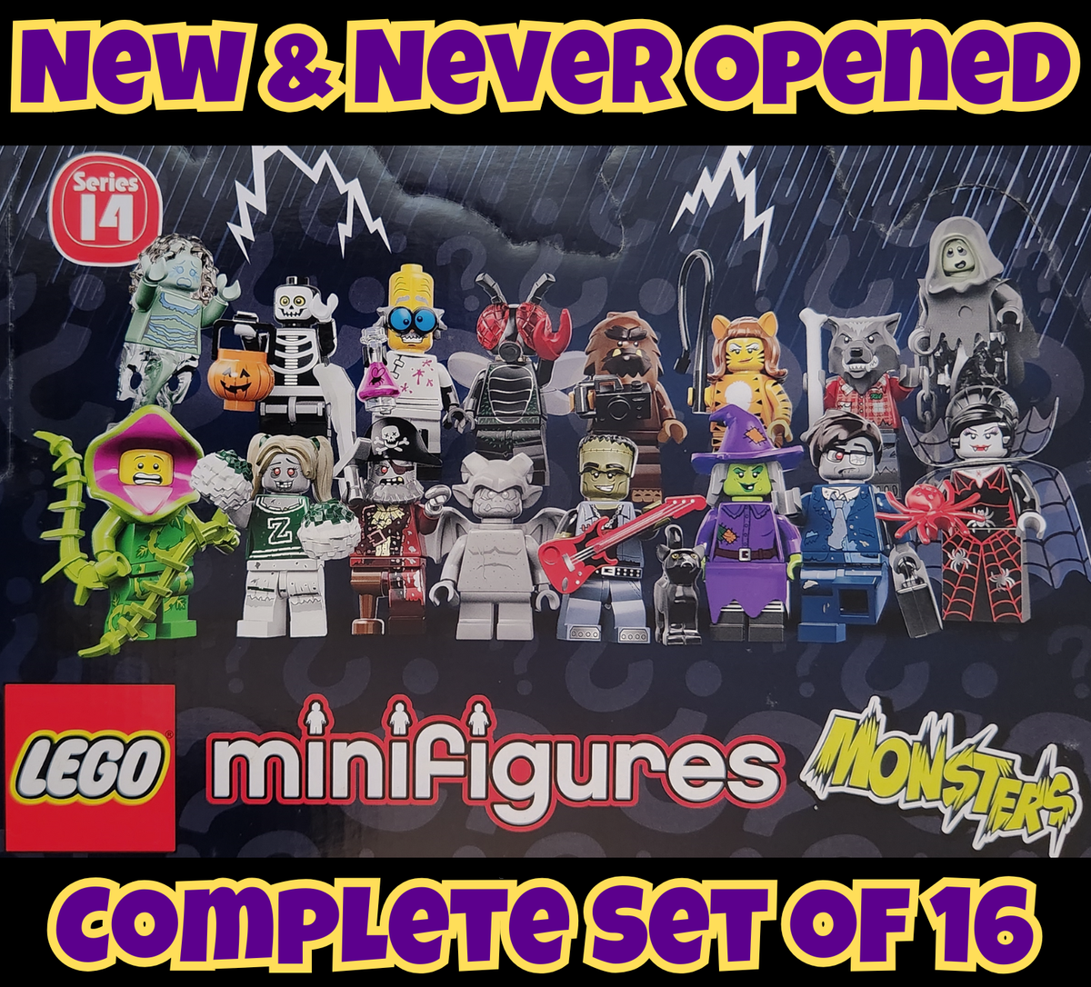 New Sealed Complete Set of LEGO 71010 Series 14 Collectible