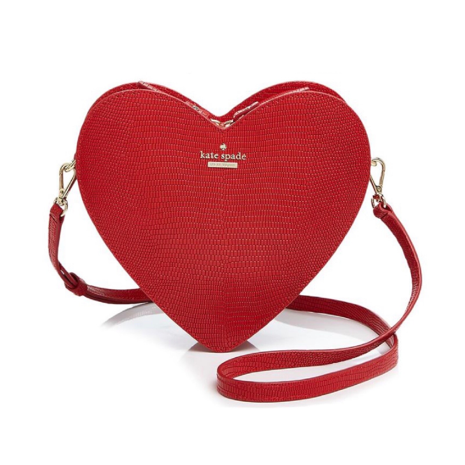 kate spade 3d heart crossbody pink