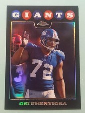 2008 Topps Chrome OSI UMENYIORA #TC107 Refractor New York Giants 