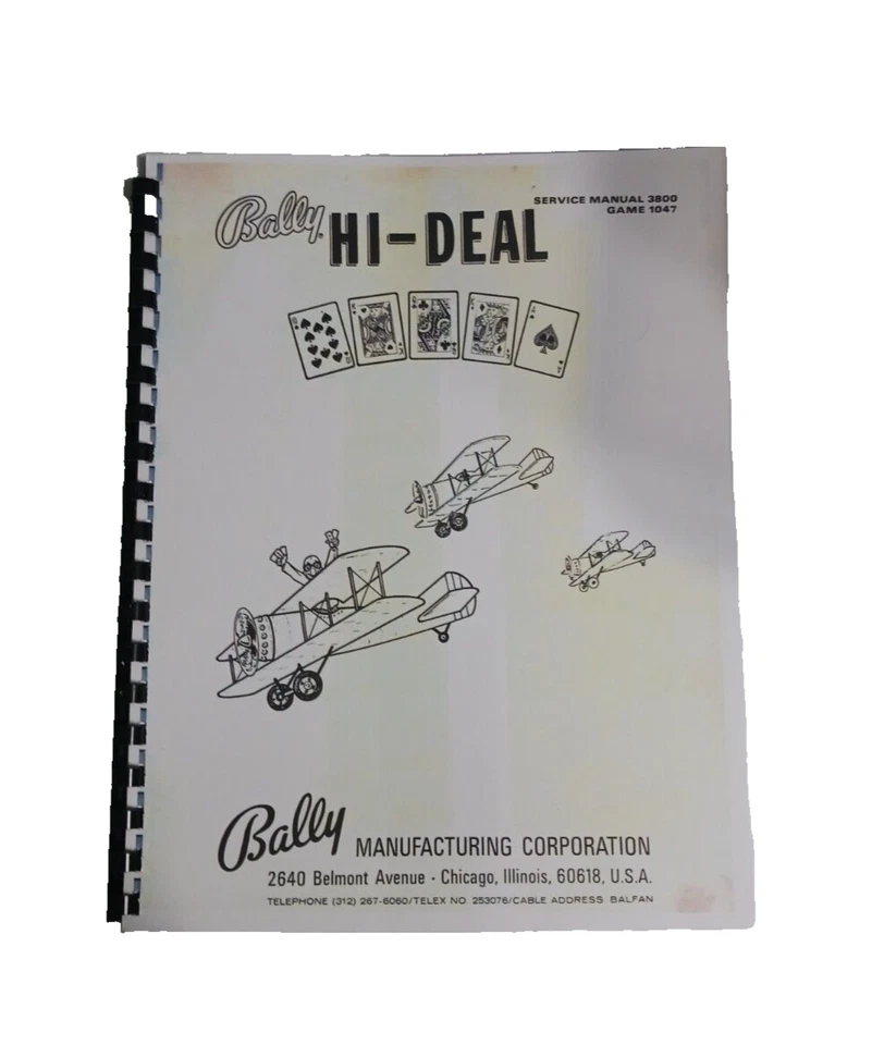 Hi-Deal Pinball Machine Manual & Schematics - Bally - Image 2 of 4