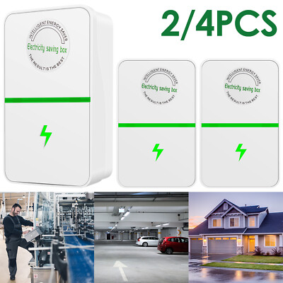 #ad #ad 2 4pcs Pro Power Saver Energy Saver Household Power Saver Electricity Saving US $16.99