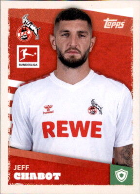 Topps Bundesliga 2023/24 - Sticker 227 - Jeff Chabot - 1. FC Köln