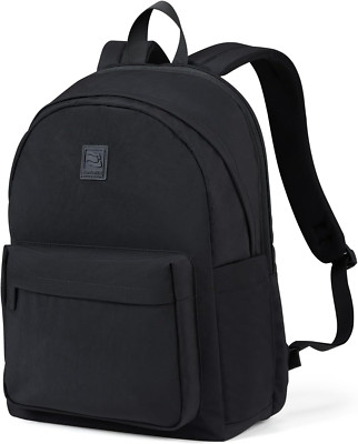 Lightweight Women's Travel Backpack - Airline Approved Casual Daypack (Black)