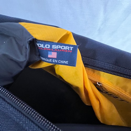 RALPH LAUREN POLO SPORT heavy nylon shoulder duffel TRAVEL bag - Picture 6 of 7