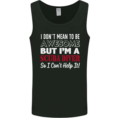 I Dont Gemein zu Werden I'M A Scuba Diver Tauchen Herren Tanktop