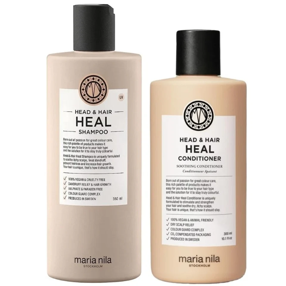 Maria Nila Head & Hair Heal Shampoo 350ml & Conditioner 300ml Duo