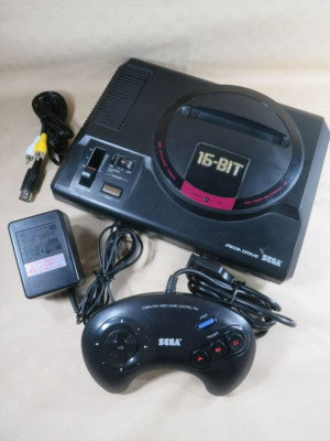 Mega drive Console Sega MD controller genesis Japan model working game tested jp