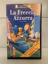 VHS La Freccia Azzurra Klassiker Animation Musik Paolo Conte Stimme Dario Fo