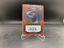 Alex De Goti 2022 Prizm Red Rookie Autographs RA-AG /99 Astros RC