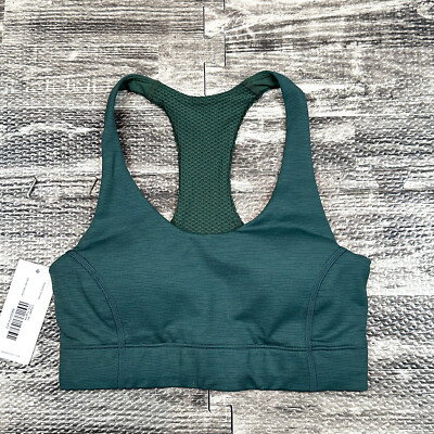 Outdoor Voices Sports Bra Womens XXS Doing Things Evergreen Mesh Racerback NWT