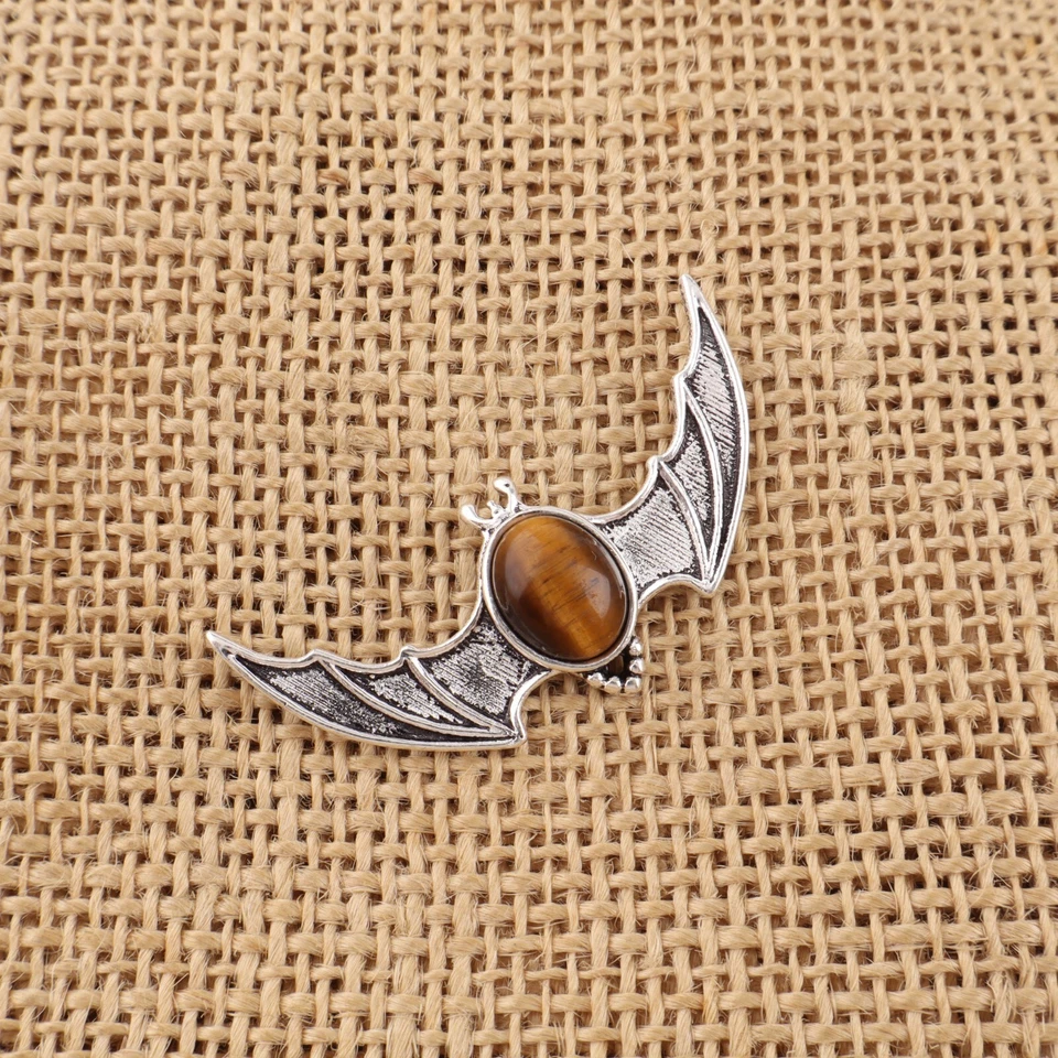 Gelber Tigerauge Edelstein 925 Sterlingsilber Handarbeit Schmuck Anhänger 1,2... - Bild 3 von 4