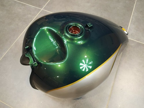 Carb Model Fuel Tank Green/Silver SALE 