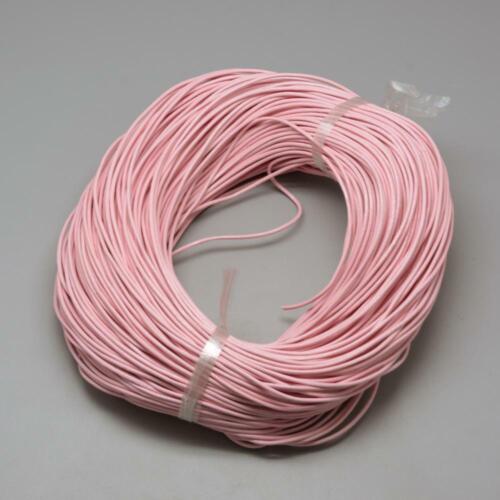 1-2 Meter Real Leather GENUINE ROUND COWHIDE LEATHER String CORD Choose Color - Picture 52 of 65