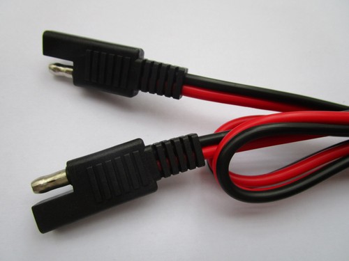 6 pcs SAE to SAE DC Power Automotive Cable 2x1.5mm² 16AWG 100cm Red Black Color - Picture 2 of 6