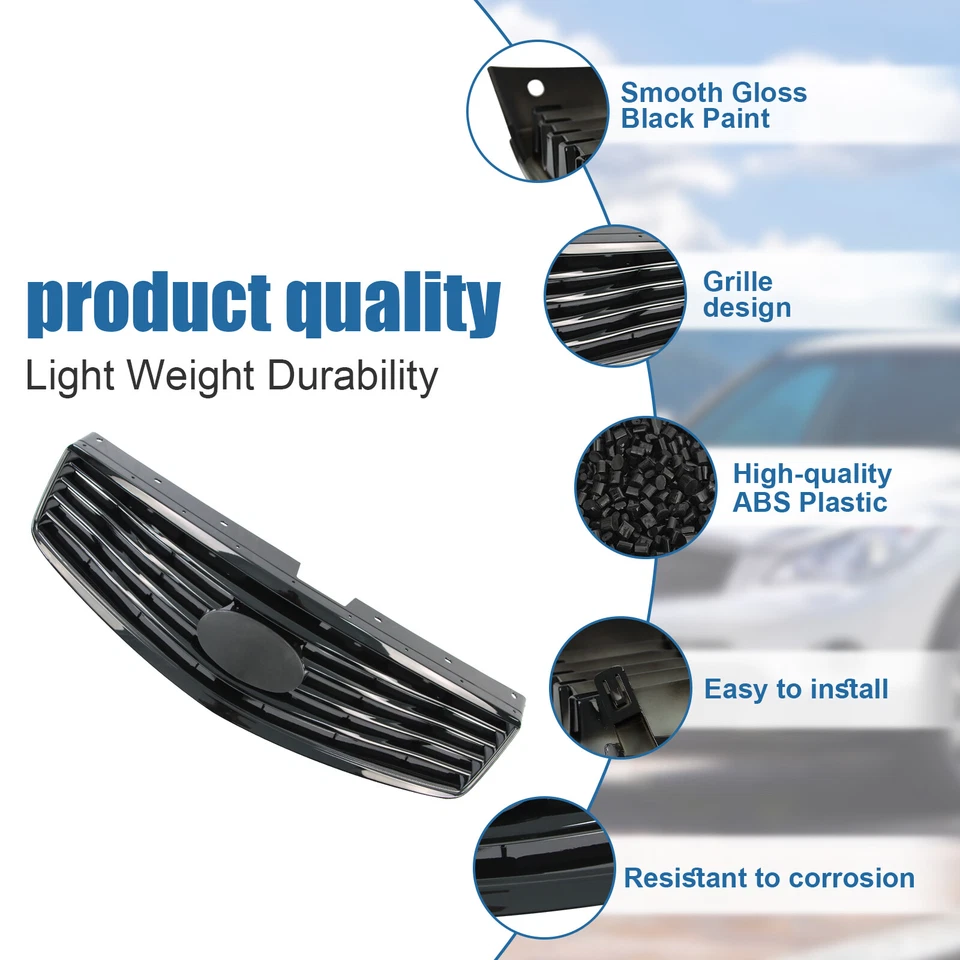 Front Grill for 08-12 INFINITI EX35/2013 INFINITI EX37/14-15 INFINITI QX50 Foto 3 de 4