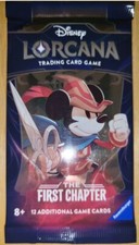 Disney Lorcana Trading Card Game The First Chapter Booster Pack - 12 Cards  for sale online | eBay