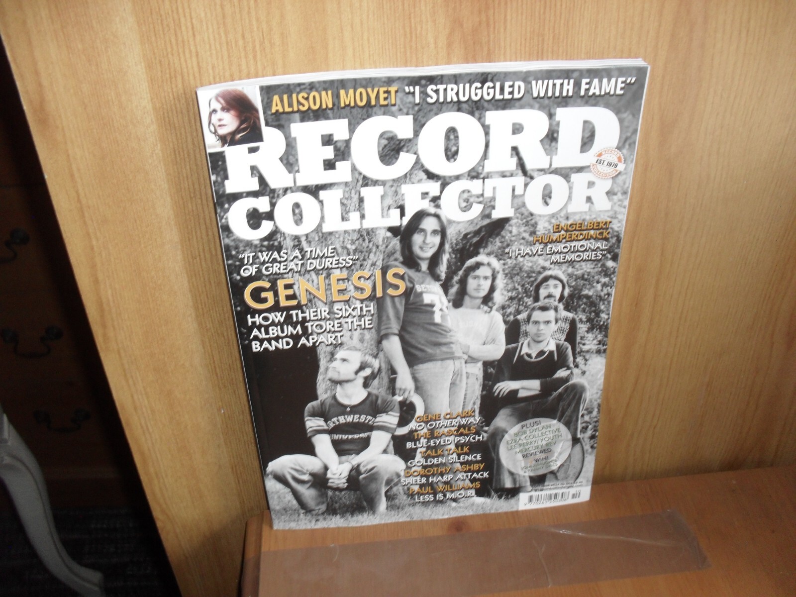 Record Collector magazine Oct 2024. Genesis 6th Album + Alison Moyet, Gene Clark