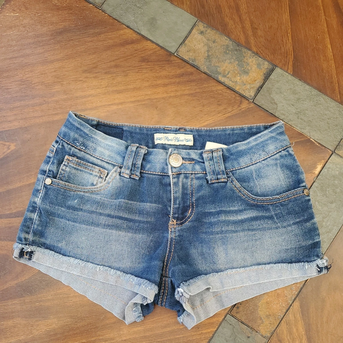 PARIS BLUES Denim Shorts Woman s Size 3 SHORTY JEAN LADIES CASUAL