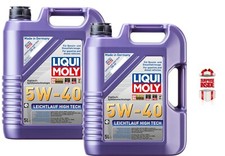 5W 40 Engine Oil Liqui Moly Leichtlauf High Tech ACEA A3 B4 2328 10 L 8.70 per litre