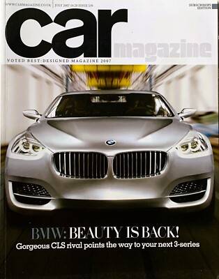 CAR MAGAZINE JUL-2007 - Vauxhall VXR8, Impreza STi PPP, Mitsubishi Evo lX MR