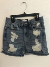 So Jr High Rise Mom Short Blue Jean Shorts Size 1 Ret 38 DW-29