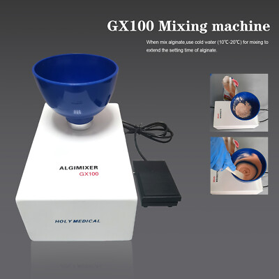 GX100 Automatic Dental Alginate Mixer Plaster Impression Material Mixing Machine