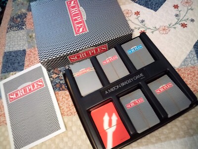 SCRUPLES Board Game 1986  Vintage Milton Bradley   COMPLETE!  EUC