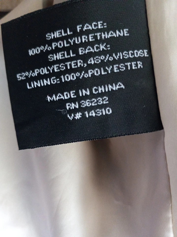 Giacca Gallery Mujer 1X Imitación Cuero Chaqueta Bolsillos Forrados Cremallera Foto 4 de 4