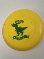 Frisbee Yellow Dinosaur T-Rex Wham-o